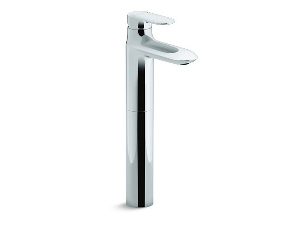 Kohler - Kumin™  Single-control Tall Basin Faucet Without Drain In Polished Chrome